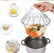 Collapsible Mesh Basket Cooking Tool - own-ideas.com