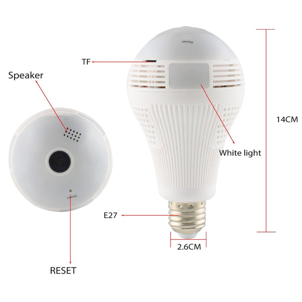 360 Degree CCTV LED Light Bulb - own-ideas.com