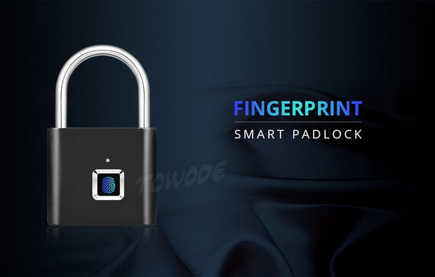 Keyless Fingerprint Smart Padlock - own-ideas.com